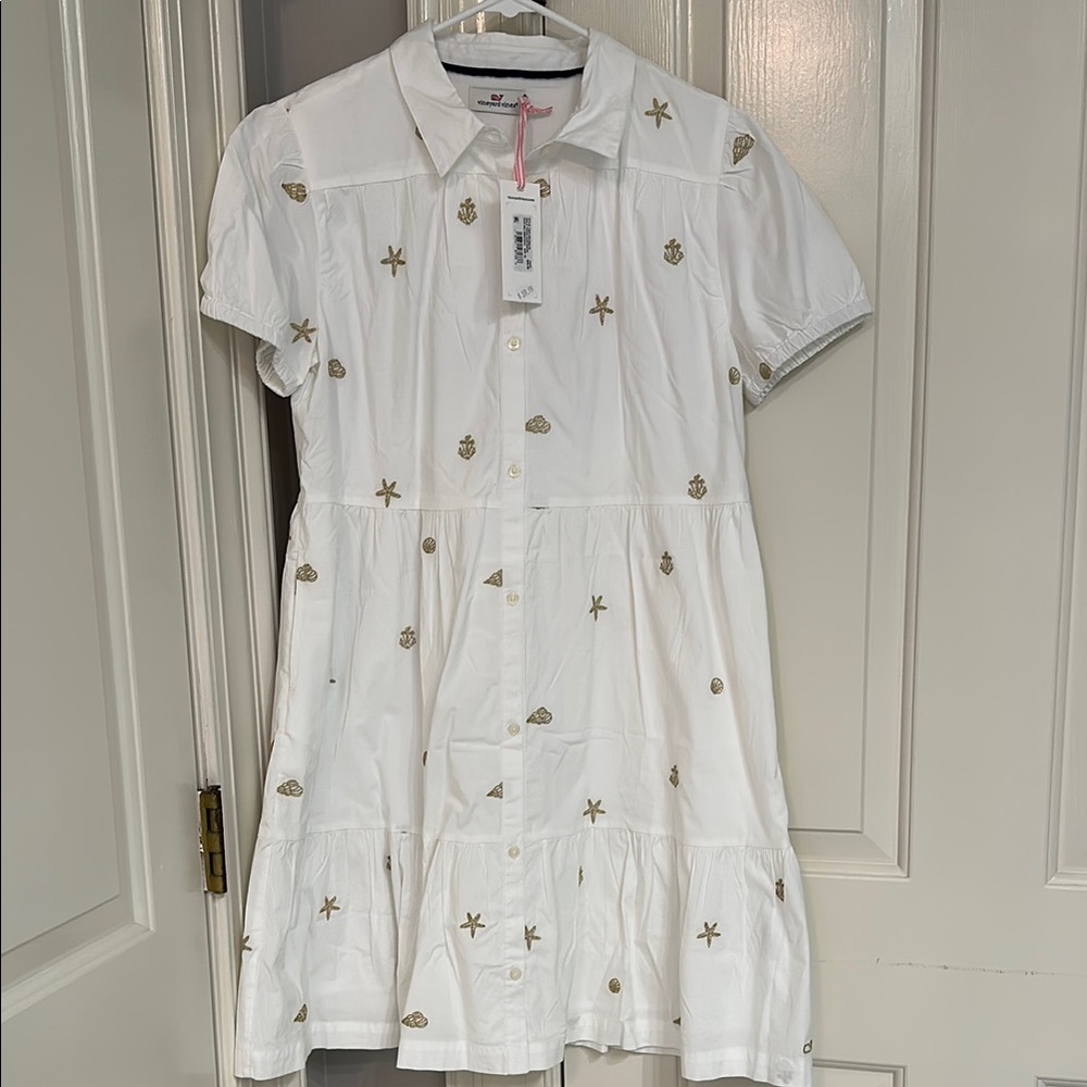 NWT Vineyard Vines Nautical Girl's XL Dress